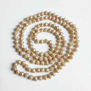 Colar Cristal Caramelo Longo