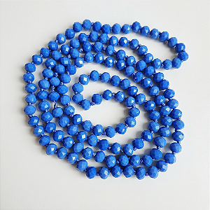 Colar Cristal Azul Longo