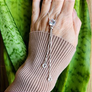 Colar Gravata Silver