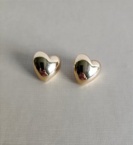 Brinco Coração Gold