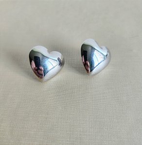 Brinco Coração Silver