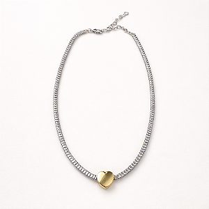 Colar Riviera Baguete