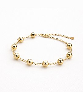 Pulseira Bola Ouro