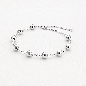 Pulseira Bola Prata
