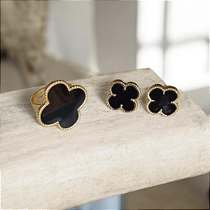 Conjunto Trevo preto