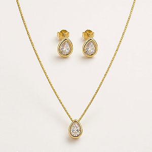 Conjunto Gota Cristal