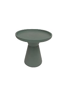 BOLEIRA CERÂMICA CONE VERDE EUCALIPTO