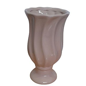 VASO CERÂMICA TORCIDO M AMARULA (NUDE)