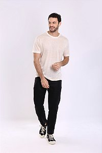 CALÇA FRESH PURO LINHO PRETA