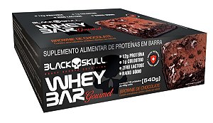 Whey Bar Gourmet (12un de 45g) - Black Skull