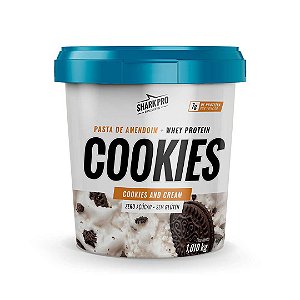 Shark Pro Cookies & Cream - Pasta de Amendoim (1Kg)