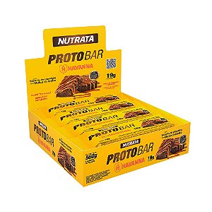 Proto Bar (8un de 70g) Brownie de Chocolate C/ Dulce de Leche Havanna - Nutrata