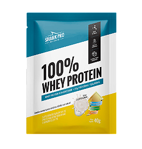 Sachê 100% WheyProtein - Leitinho - Shark Pro