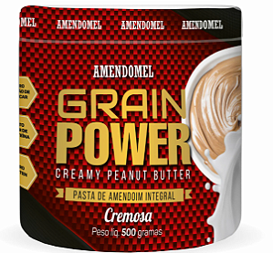 Amendomel Integral Cremosa - Pasta de Amendoim (500g)