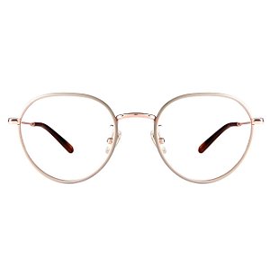 Illesteva Oxford 52 Linen/Rose Gold Optical