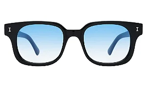 Illesteva Ellison Black w/ Blue Flat Gradient See Through
