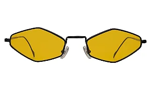 Illesteva Astoria Black w/ Honey Flat See Through