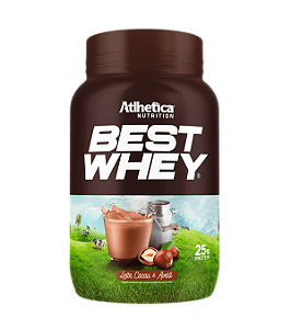 Best Whey Protein (Pote 900g) Leite, Cacau & Avelã-atlhetica