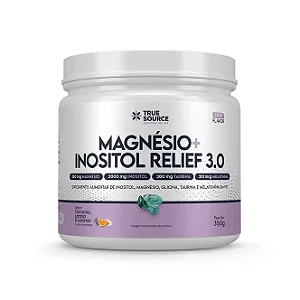 True Magnésio + Inositol Relief 3.0 Camomila, Laranja e Lavanda 350 g
