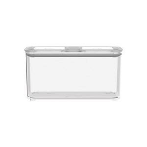 Pote Hermético Retangular Modo Ret. 1,3 Litros Ligth Gray Coza