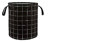 Cesto Multiuso Grid Preto Mor
