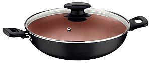 Wok em Alumínio Loreto 28 cm 3,3 L Grafite Tramontina