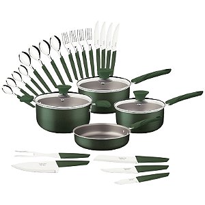 Kit Cozinha LYF Verde Natureza 25 Peças Tramontina