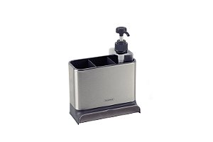 Organizador de Pia Plurale em Aço Inox e Plástico Tramontina