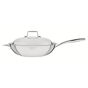 Wok Grano em Aço Inox com Tampa 32 cm 5,2 L Tramontina