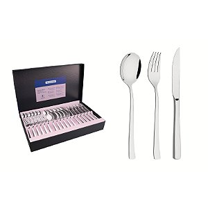 Faqueiro em Aço Inox Berlin 36 Peças Facas para Churrasco Tramontina