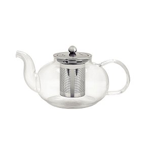 Bule para Chá em Vidro e Aço Inox com Infusor 1 L Tramontina