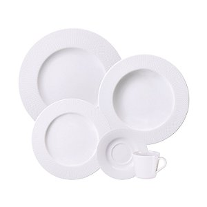 Aparelho de Jantar em Porcelana Decorada Mesh 20 Peças Tramontina
