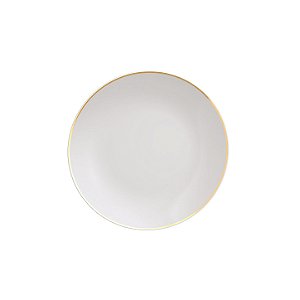 Jogo de Pratos Sobremesa Anna 12 peças em Porcelana 21 cm Tramontina