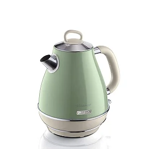 Chaleira Elétrica Ariete 2869 Vintage Verde 1,7L Base 360 Graus - 220v