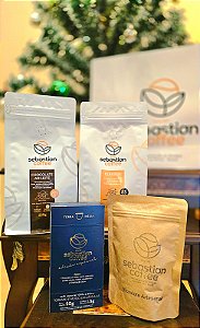 KIT NATAL CAFÉS EM GRÃOS + CÁPSULAS