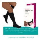 Meia Compressiva 3/4 Venosan Supportline Soft 18-22 Preto