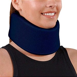 Colar Cervical De Espuma Cor Azul Take Care