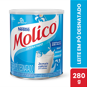 Leite Em Pó Molico Desnatado 280g NESTLÉ