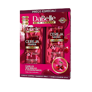 Kit Shampoo 250ml + Condicionador 175ml Dabelle Cereja Mania