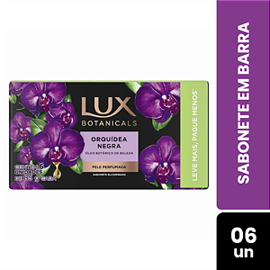 Kit 6 Sabonete Em Barra Lux Botanicals Orquídea Negra 85g