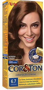 Tinta Coloração Tintura Cor&Ton Niely 6.7 Chocolate