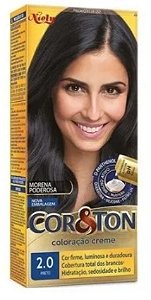 Tinta Coloração Tintura Cor&Ton Niely 2.0 Preto