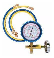 MANIFOLD MONO GÁS 410/R22/134A/R404 C/MANGUEIRAS + ADAPTADOR