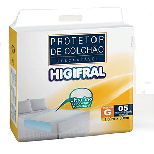 PROTETOR DE COLCHAO DESC HIGIFRAL GDE 05UN