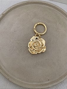 Chaveiro Relicário Rosa
