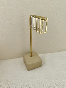 Argola Retangular Olie