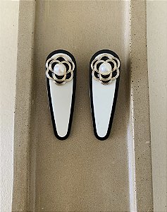 Presilha Gota Flor - DUPLA