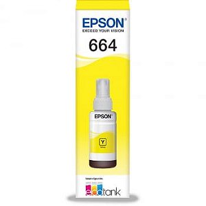 Garrafa para Ecotank amarelo T664 - T664420AL - Epson PT 1 UN