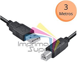 Cabo USB para Impressora - 3 Metros