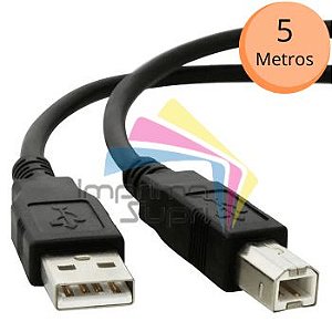 Cabo USB para Impressora - 5 Metros